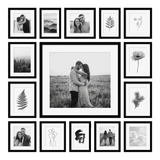 Grand Gallery Wall — Black · 15 Frames