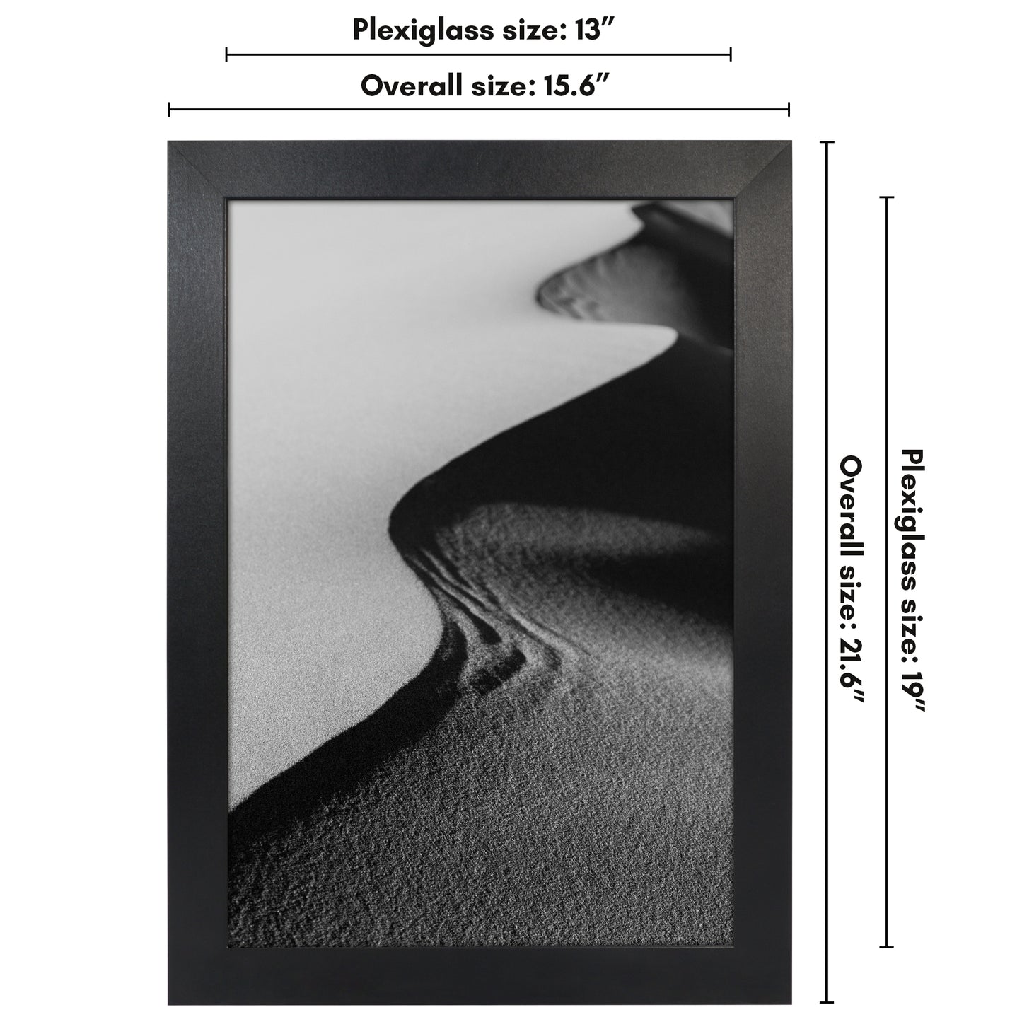 Black | Concealment Picture Frame | Magnetic Hinged Storage – Americanflat