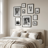 Hudson Salon Gallery Wall — Black · 9 Frames