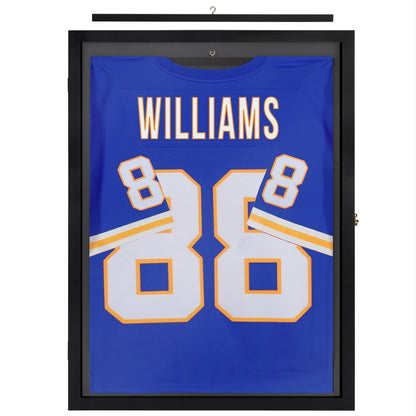 Lockable Jersey Display Case | All-Star Collection | With Hanger | Modern Decor