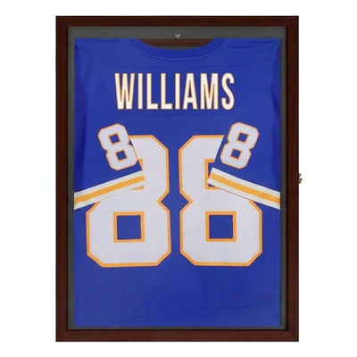 All-Star Jersey Display Case — 23x31 / Mahogany