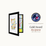 Mom's Choice Awards Gold Recipient 2026 — My Mini Masterpiece kids art frame 