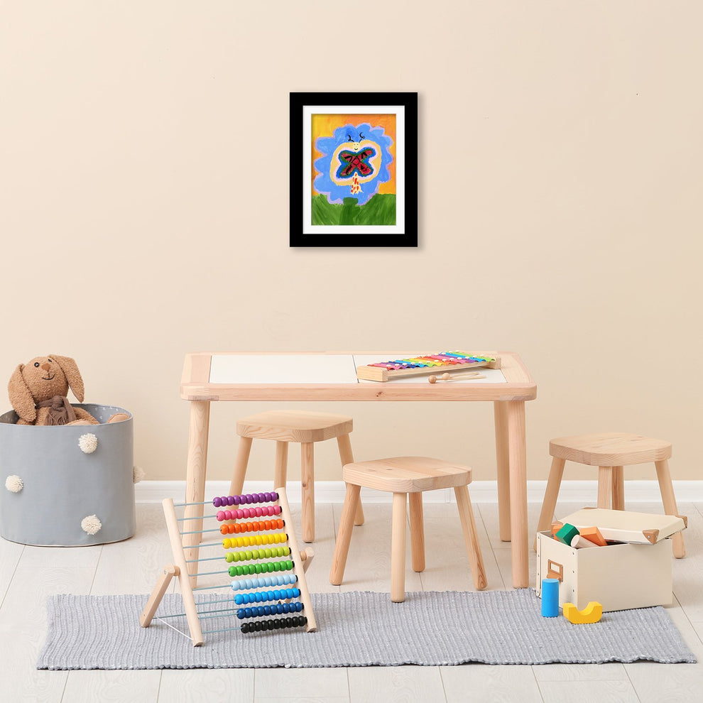 Front Loading Kids Art Frame - 8.5x11 Picture Frame with Mat and 10x12 –  Americanflat