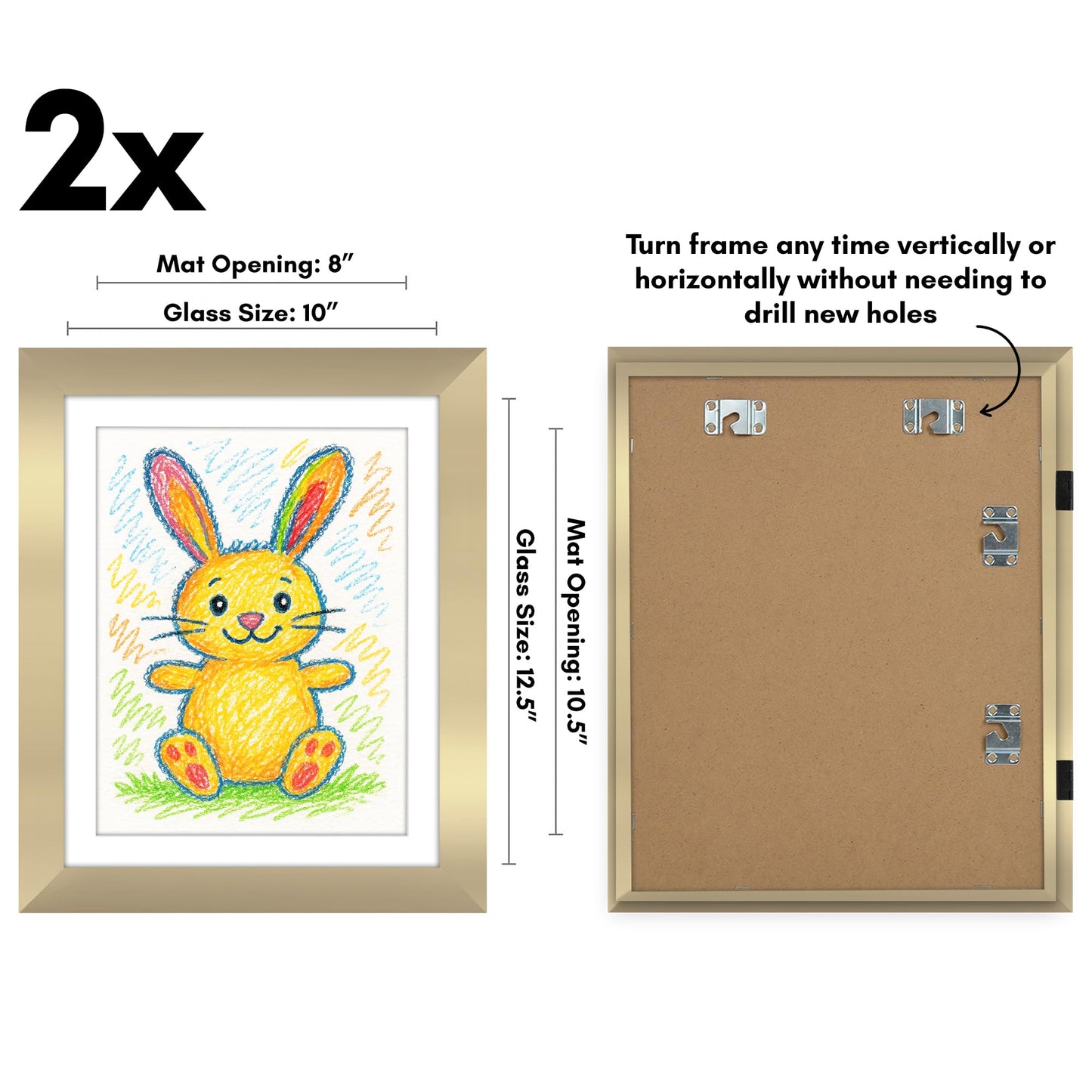 My Mini Masterpiece 8.5x11 Slide-In Picture Frame
