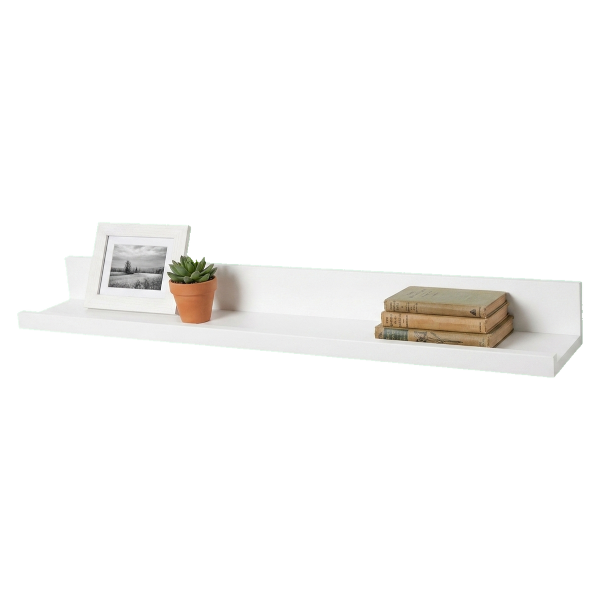 36 White Floating Shelf