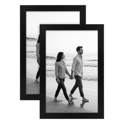 Streamline Picture Frame — 4x6 / Black / 2 Pack