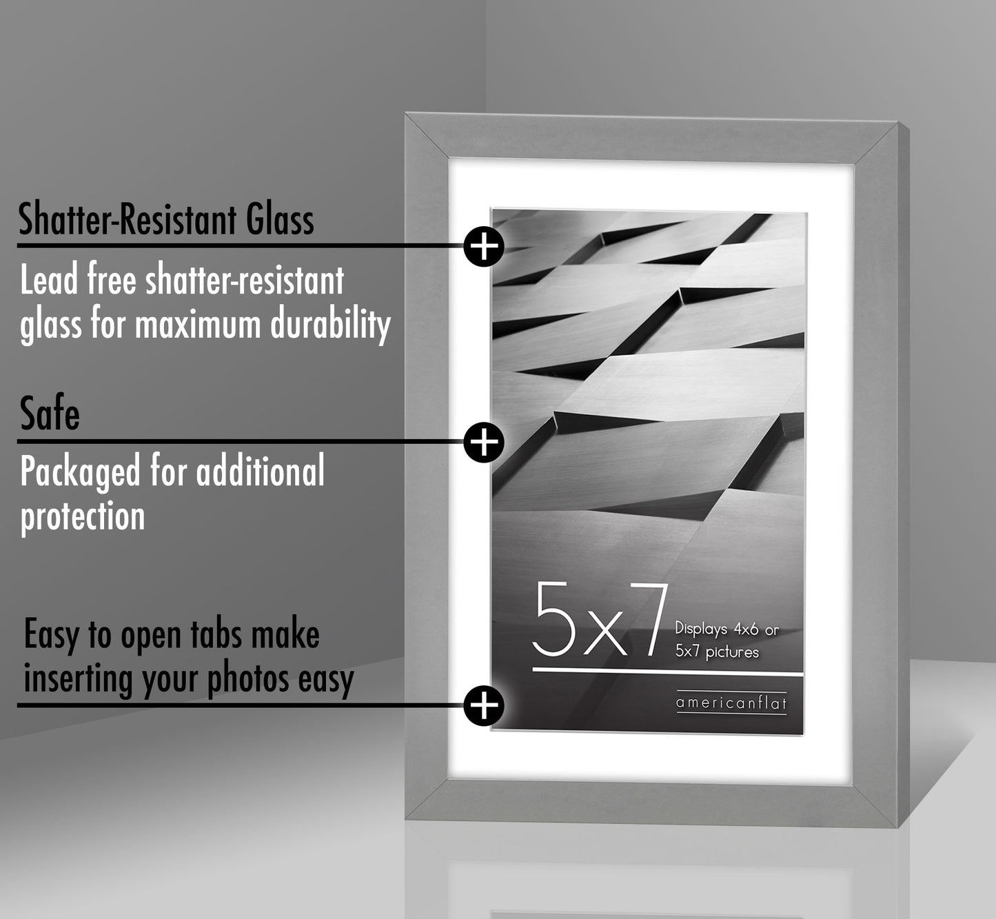 Streamline Picture Frame | PVC Shatter-Resistant – Americanflat