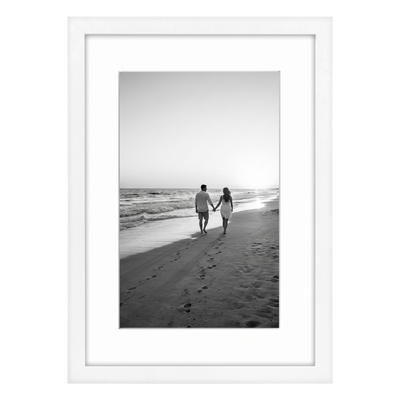 Streamline Matted Picture Frame — 5x7 with 4x6 Mat / White / 1 Pack