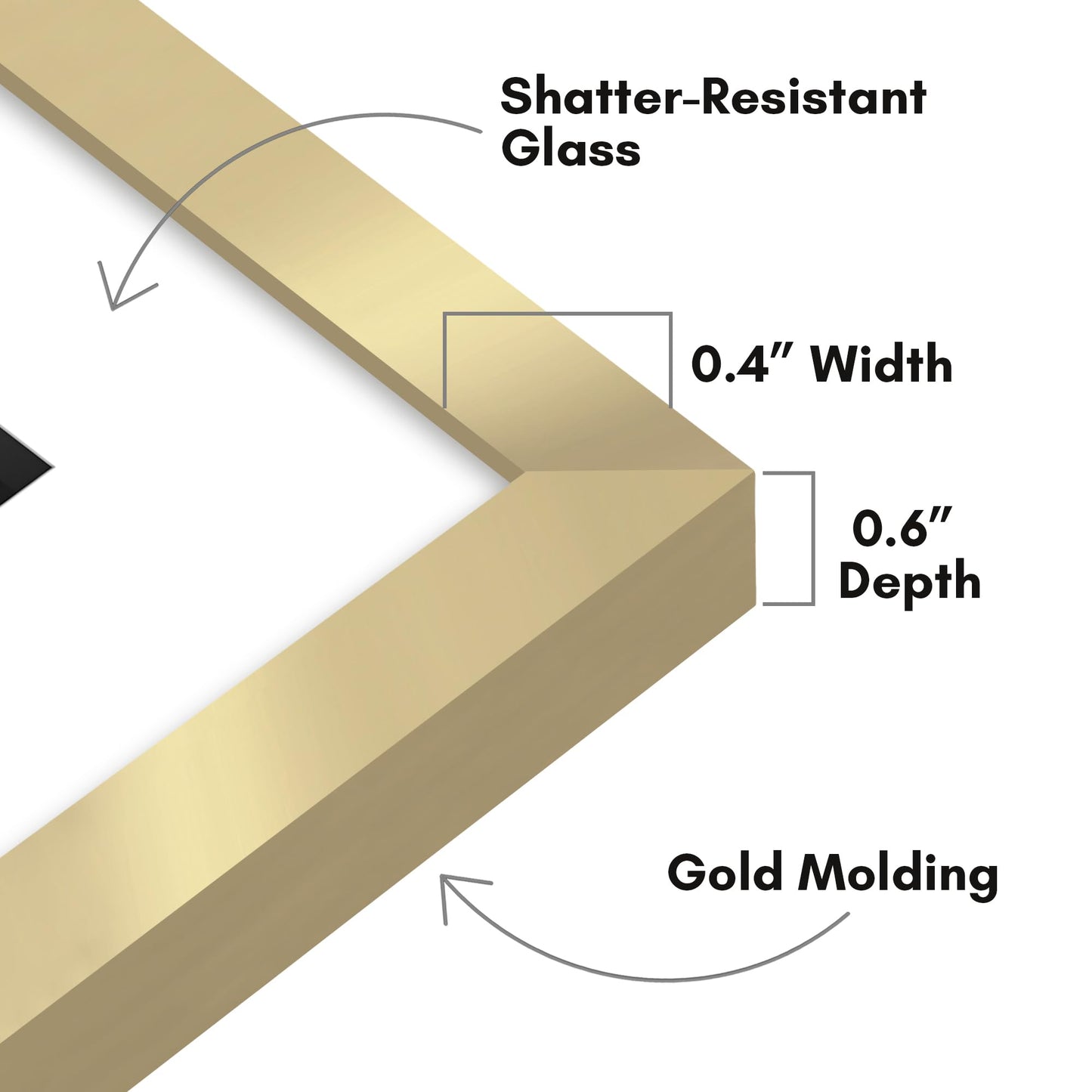 Streamline Picture Frame | PVC Shatter-Resistant – Americanflat