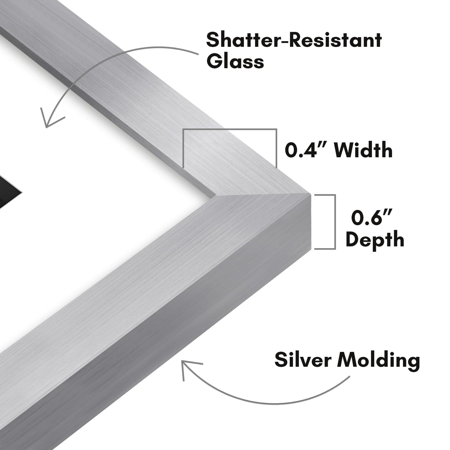 Streamline Picture Frame | PVC Shatter-Resistant – Americanflat