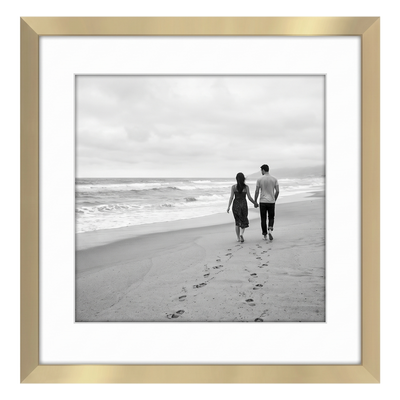 Streamline Matted Picture Frame — 10x10 with 8x8 Mat / Gold / 1 Pack