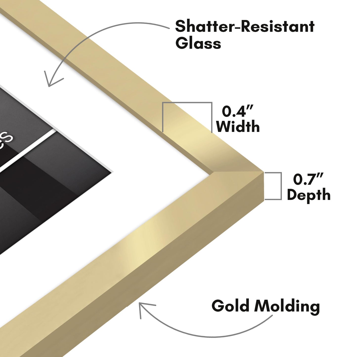 Streamline Picture Frame | PVC Shatter-Resistant – Americanflat