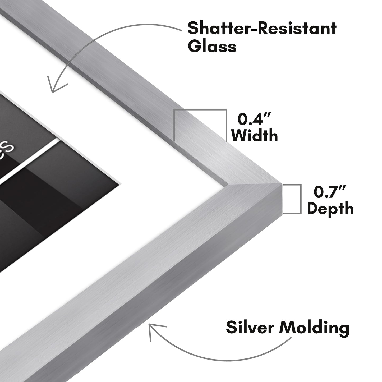 Streamline Picture Frame | PVC Shatter-Resistant – Americanflat