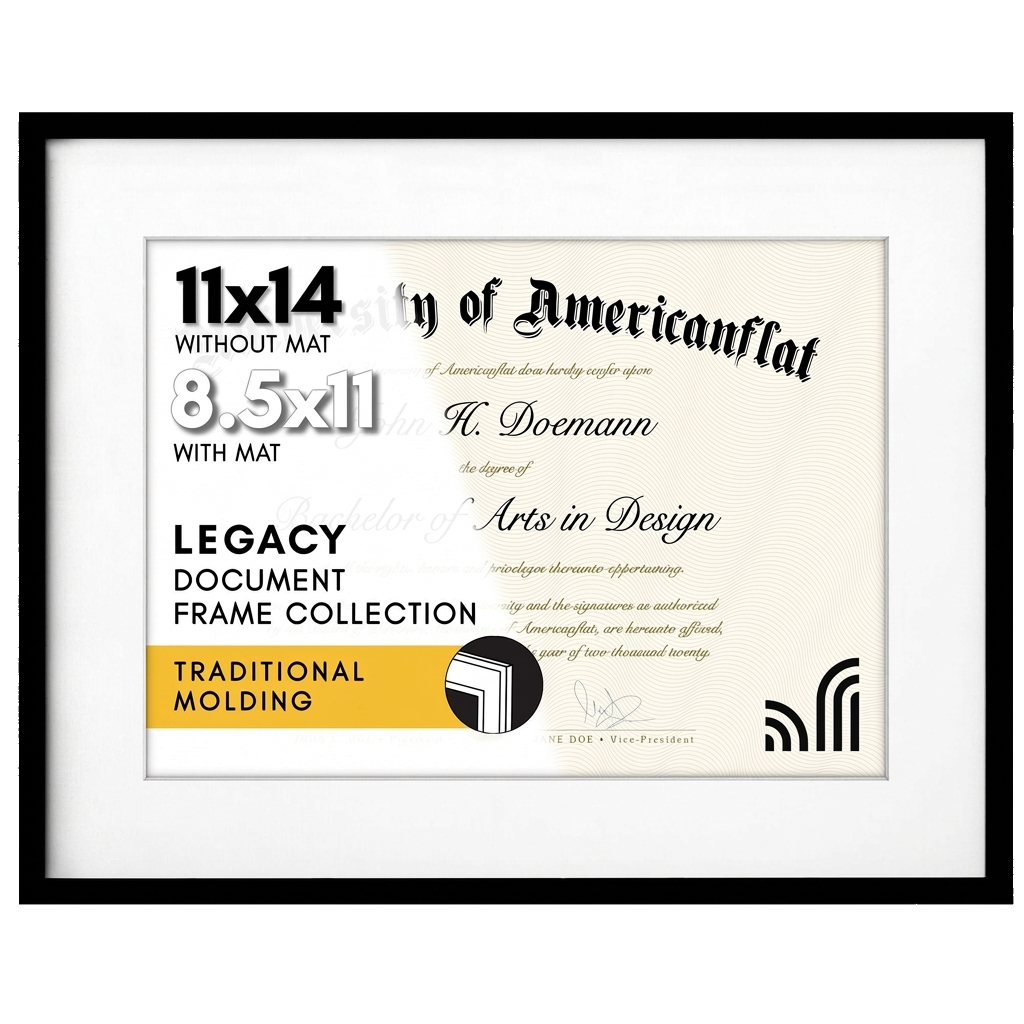 Streamline Matted Picture Frame