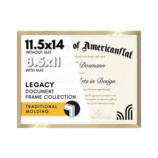Legacy Matted Document Frame