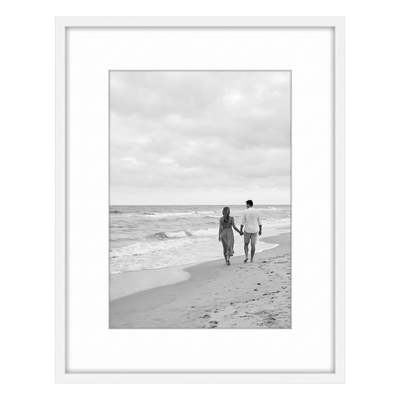 Streamline Matted Picture Frame — 11.5x14 with 8.5x11 Mat / White / 1 Pack