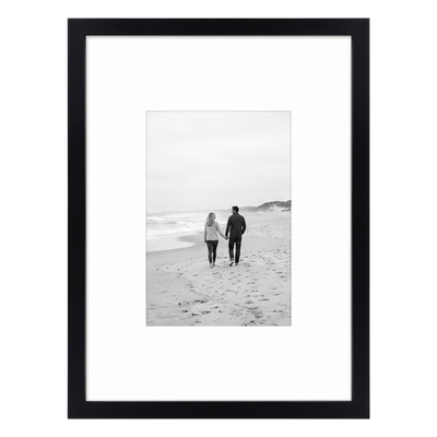 Streamline Matted Picture Frame — 14x18 with 5x7 Mat / Black / 1 Pack