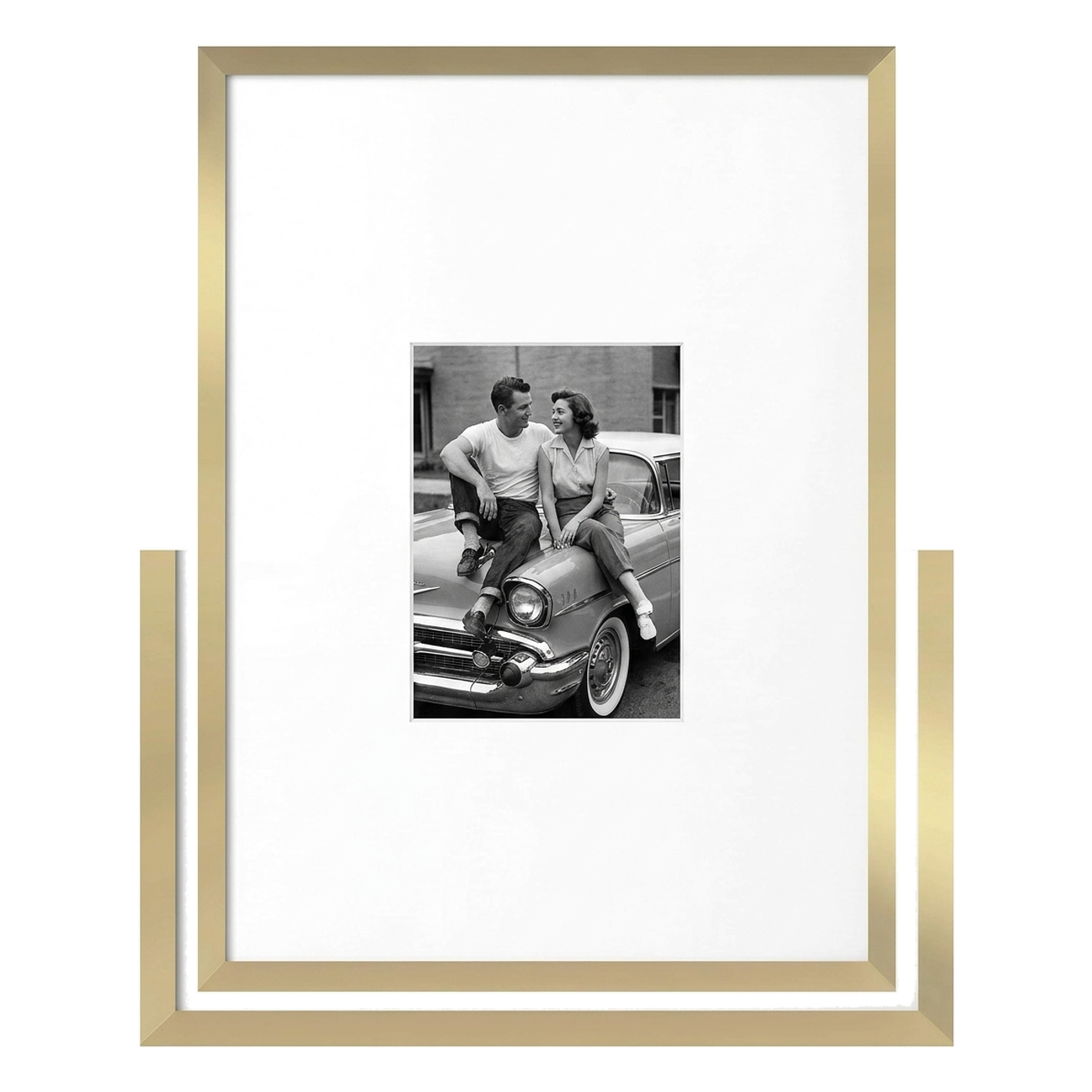 Streamline Matted Picture Frame