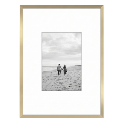 Streamline Matted Picture Frame — 14x18 with 5x7 Mat / Gold / 1 Pack