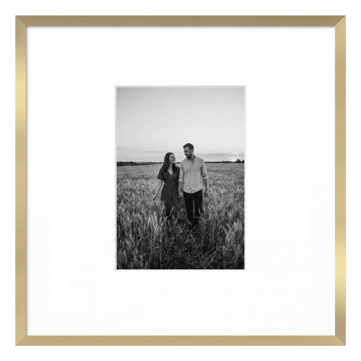 Streamline Matted Picture Frame