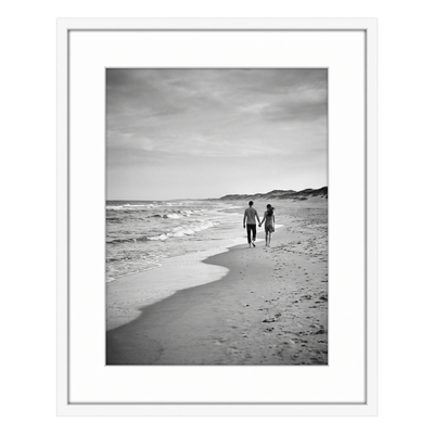 Streamline Matted Picture Frame — 16x20 with 12x16 Mat / White / 1 Pack