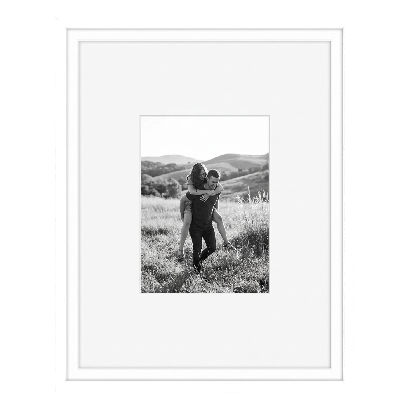 Streamline Matted Picture Frame