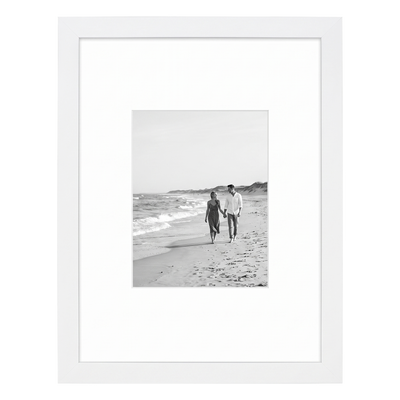 Streamline Matted Picture Frame — 16x20 with 6x8 Mat / White / 1 Pack