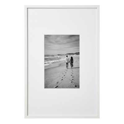 Streamline Matted Picture Frame — 16x24 with 8x12 Mat / White / 1 Pack