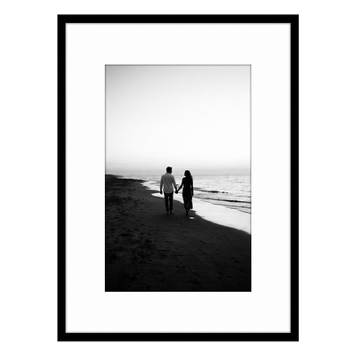 Streamline Matted Picture Frame — 17x23 with 13x19 Mat / Black / 1 Pack