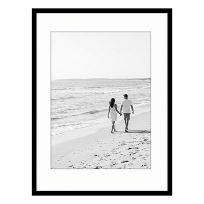 Streamline Matted Picture Frame — 18x22 with 14x18 Mat / Black / 1 Pack