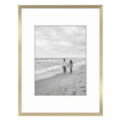 Streamline Matted Picture Frame — 18x24 with 8x10 Mat / Gold / 1 Pack