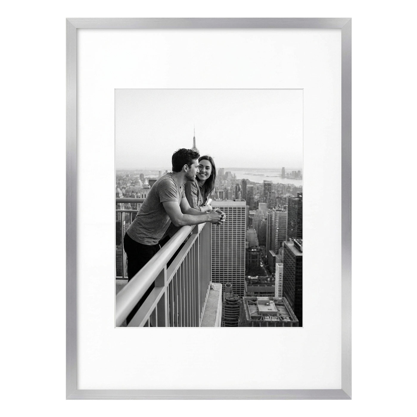 Streamline Matted Picture Frame