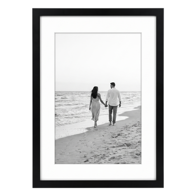 Streamline Matted Picture Frame — 18x26 with 14x22 Mat / Black / 1 Pack