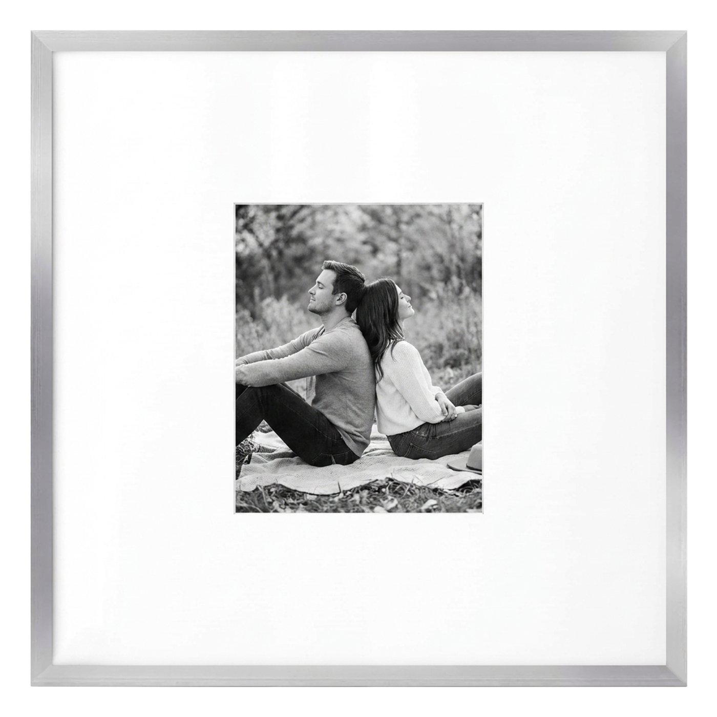 Streamline Matted Picture Frame
