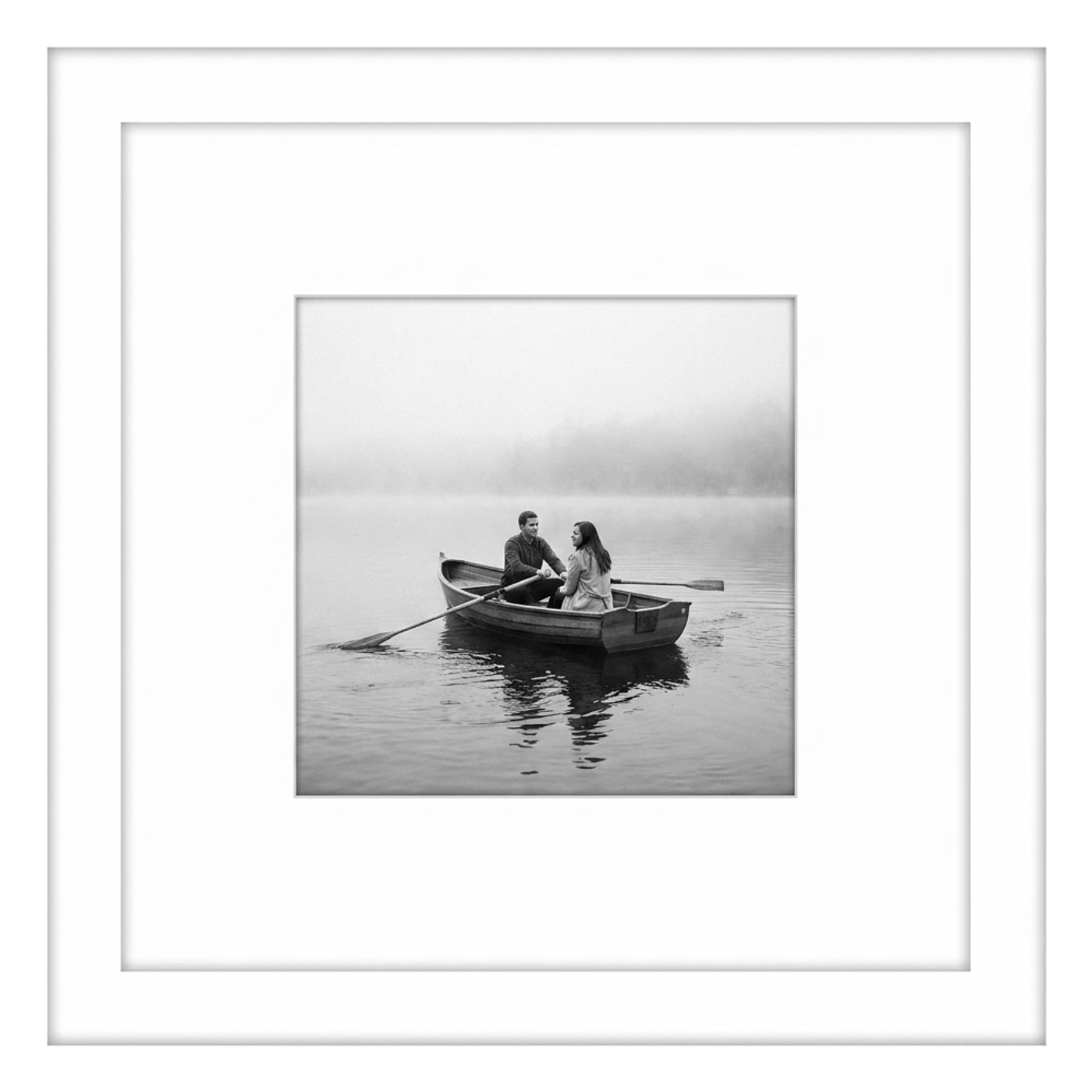 Streamline Matted Picture Frame