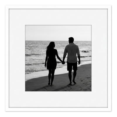 Streamline Matted Picture Frame — 20x20 with 10x10 Mat / White / 1 Pack