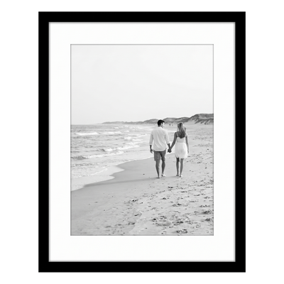 Streamline Matted Picture Frame — 20x24 with 16x20 Mat / Black / 1 Pack