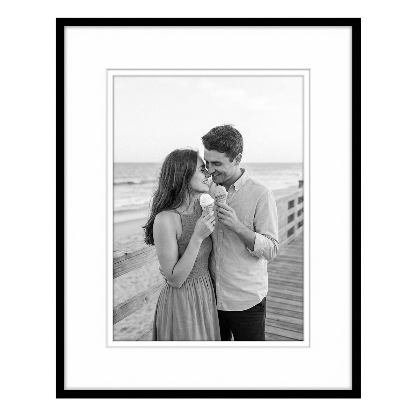 Streamline Matted Picture Frame