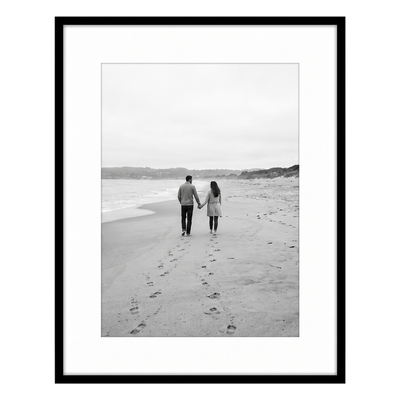 Streamline Matted Picture Frame — 22x28 with 18x24 Mat / Black / 1 Pack