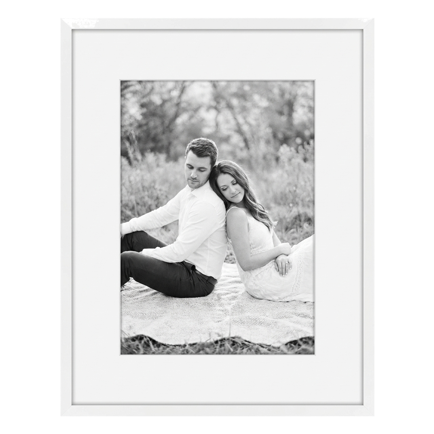 Streamline Matted Picture Frame