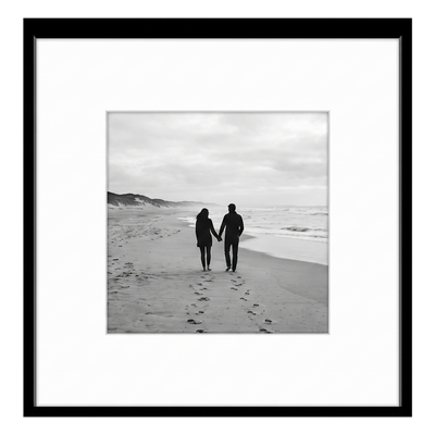 Streamline Matted Picture Frame — 24x24 with 11x14 Mat / Black / 1 Pack