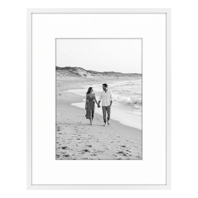 Streamline Matted Picture Frame — 24x30 with 14x17 Mat / White / 1 Pack