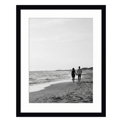 Streamline Matted Picture Frame — 26x32 with 22x28 Mat / Black / 1 Pack
