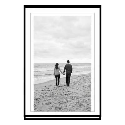 Streamline Matted Picture Frame — 28x40 with 24x36 Mat / Black / 1 Pack