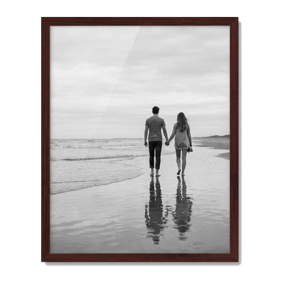 Streamline Picture Frame — 8.5x11 / Mahogany / 1 Pack