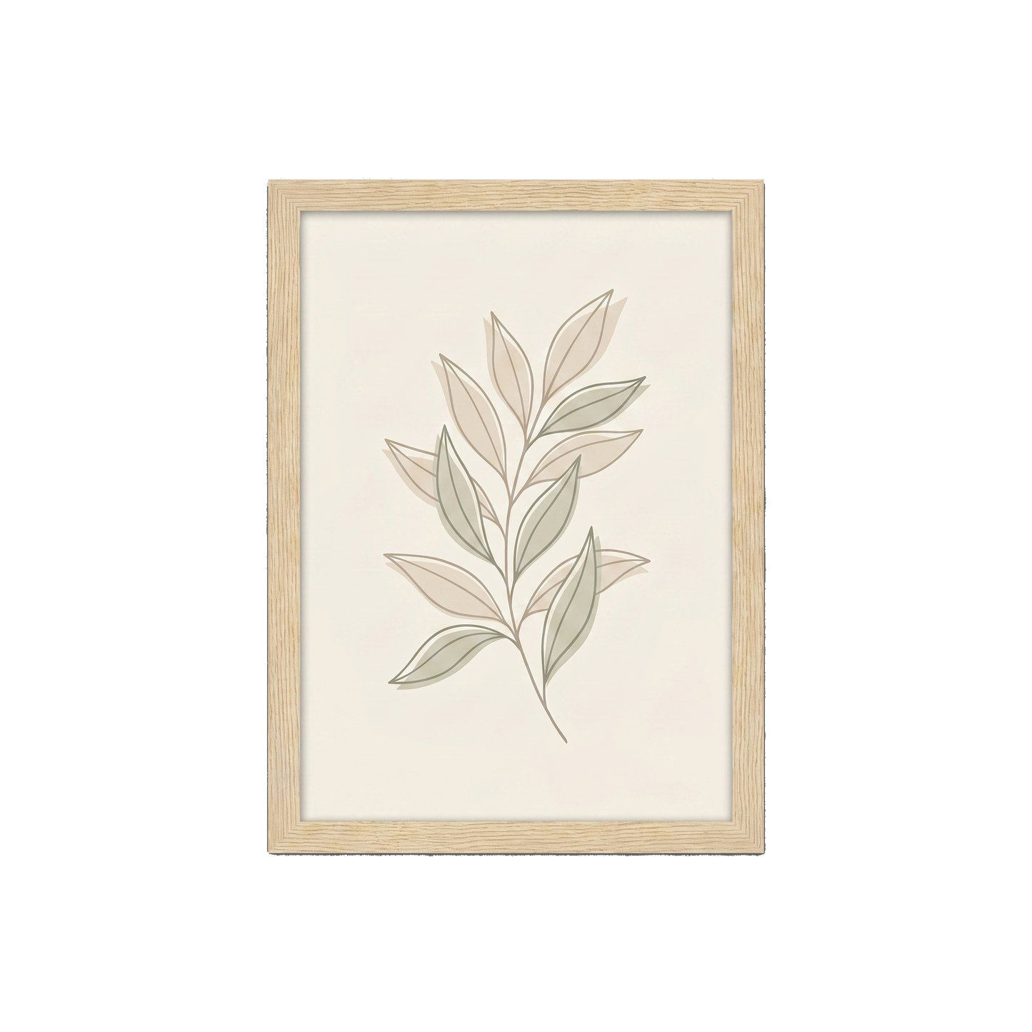 Americanflat A-Size Picture Frame Lightwood