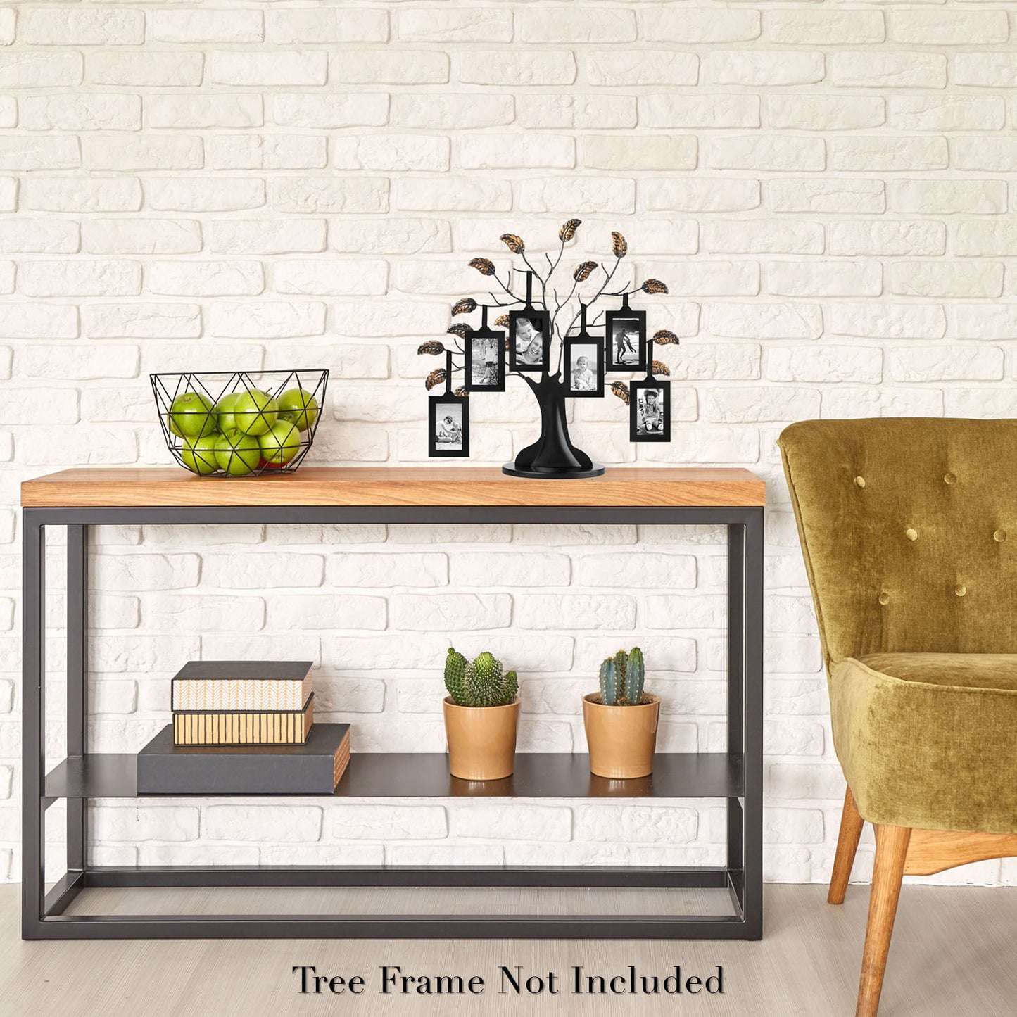 Hanging Picture Frame | Black | Adjustable Ribbon Tassels | Modern