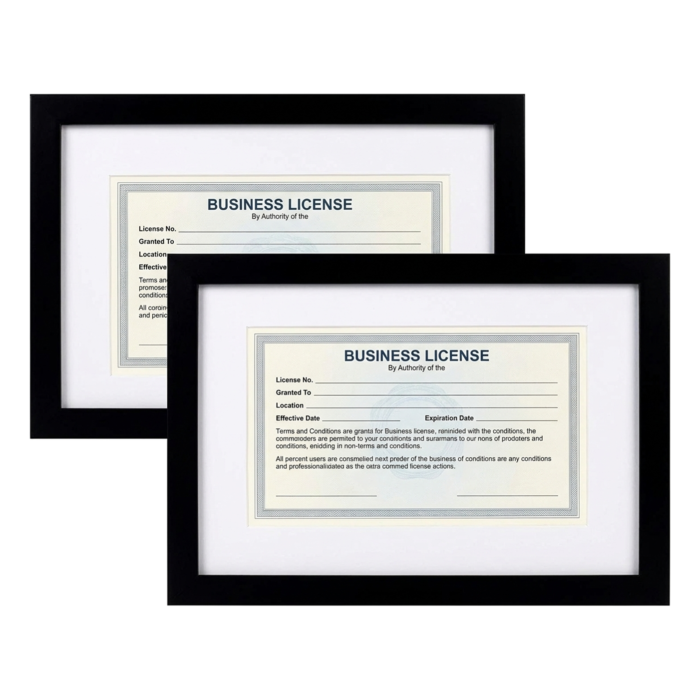 Legacy Unmatted Document Frame