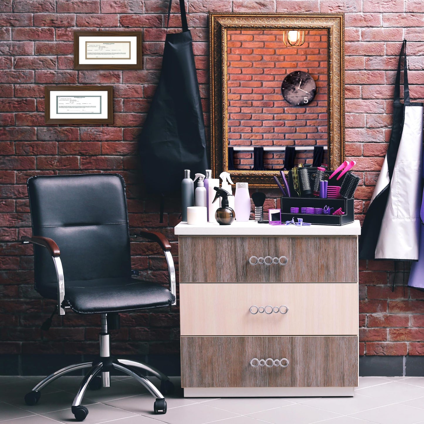 5x10 | License Frame | Set of 2 | Includes Mat | Shatter-Resistant Glass – Americanflat