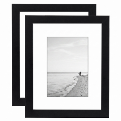 Signature Matted Picture Frame — 8x10 / Black / 2-Pack